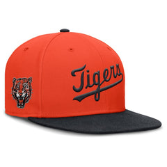 Detroit Tigers Nike Cooperstown Two-Tone Dri-FIT Round Bill True Fitted Hat - Orange - Nike Online