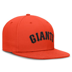 San Francisco Giants Nike Wordmark Dri-FIT Round Bill True Fitted Hat - Orange - Nike Sale
