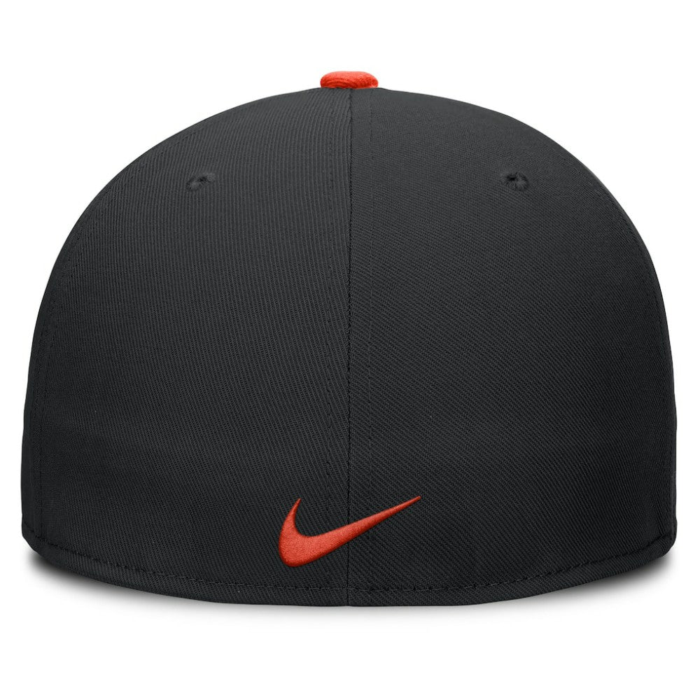 Baltimore Orioles Nike Primetime Dri-FIT Round Bill True Fitted Hat - Black - Nike Sale