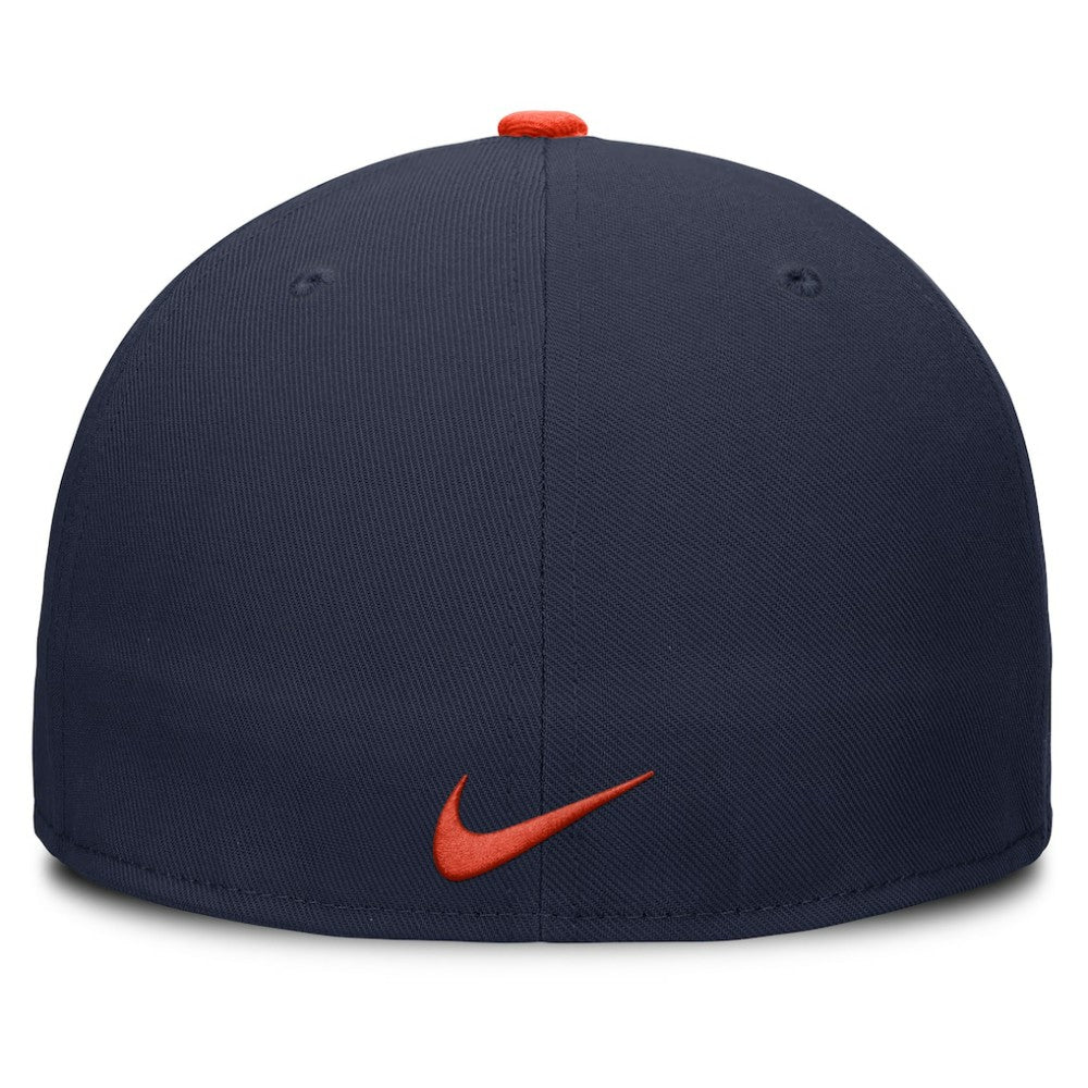 Houston Astros Nike Primetime Dri-FIT Round Bill True Fitted Hat - Navy - Nike on Sale