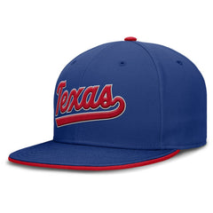 Texas Rangers Nike Primetime Dri-FIT Round Bill True Fitted Hat - Royal - Nike Sale