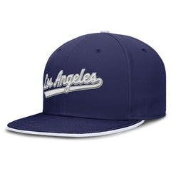 Los Angeles Dodgers Nike Primetime Dri-FIT Round Bill True Fitted Hat - Royal - Nike on Sale