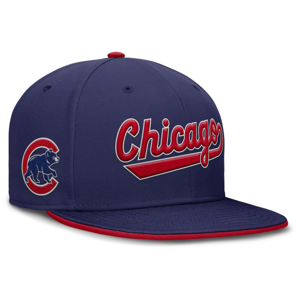 Chicago Cubs Nike Primetime Dri-FIT Round Bill True Fitted Hat - Royal - Nike Sale