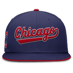 Chicago Cubs Nike Primetime Dri-FIT Round Bill True Fitted Hat - Royal - Nike Sale