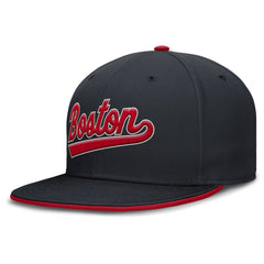 Boston Red Sox Nike Primetime Dri-FIT Round Bill True Fitted Hat - Navy - Nike Lifestyle