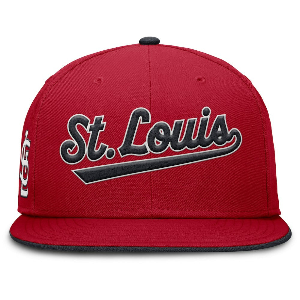 St. Louis Cardinals Nike Primetime Dri-FIT Round Bill True Fitted Hat - Red - Nike on Sale