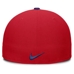 Philadelphia Phillies Nike Primetime Dri-FIT Round Bill True Fitted Hat - Red - Nike on Sale