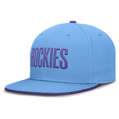 Colorado Rockies Nike 2025 City Connect True Performance Fitted Hat - Light Blue - Nike Sale