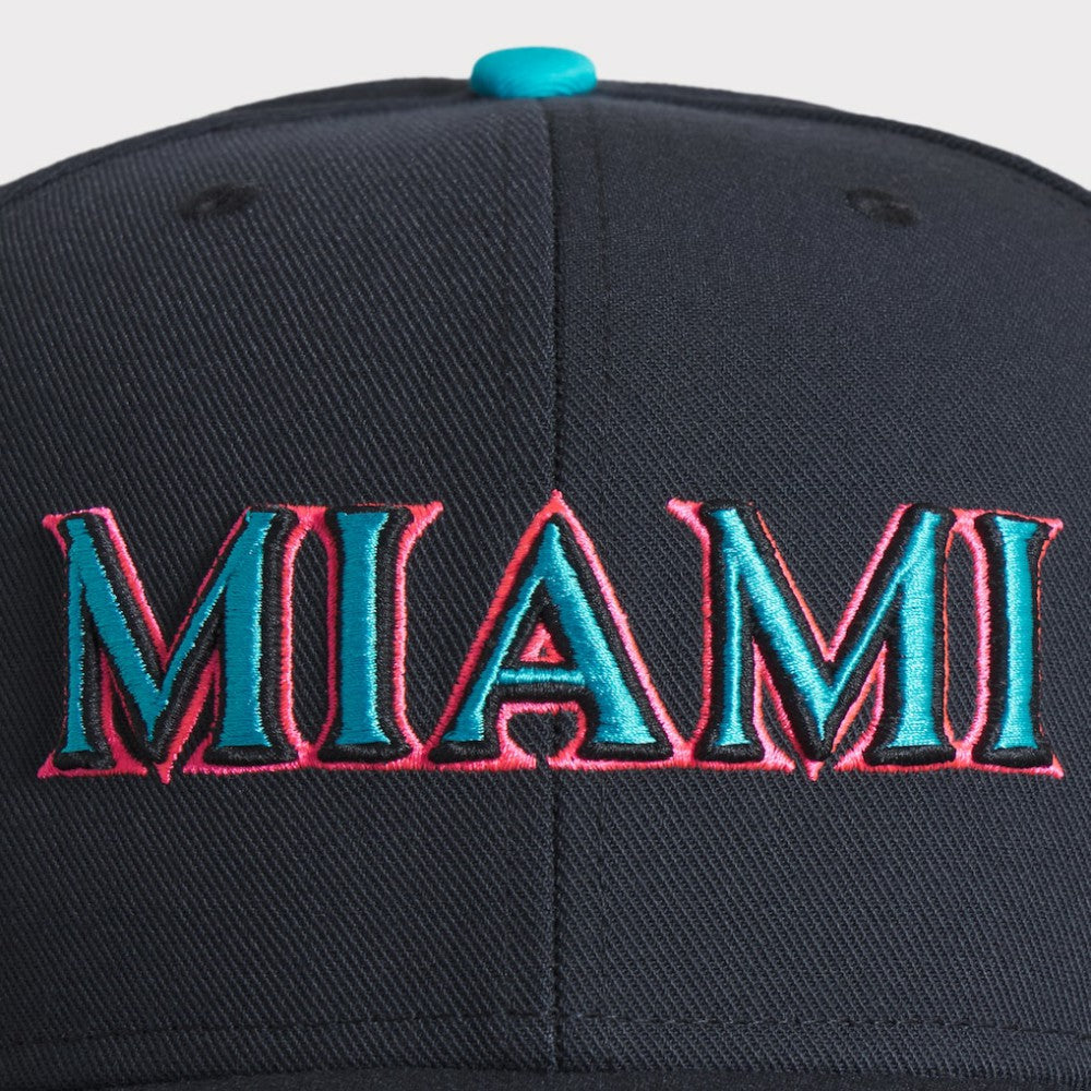 Miami Marlins Nike 2025 City Connect Performance Fitted Hat - Black - Nike Online