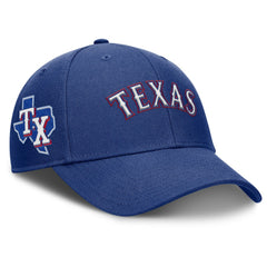 Texas Rangers Nike Rise Gaberdine Adjustable Hat - Royal - Nike Discount