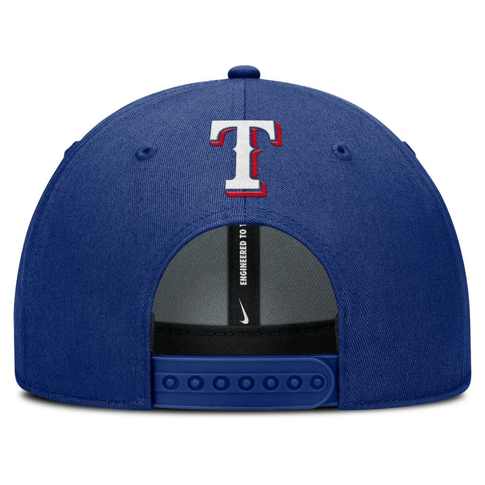 Texas Rangers Nike Rise Gaberdine Adjustable Hat - Royal - Nike Discount