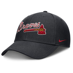 Atlanta Braves Nike Rise Gaberdine Adjustable Hat - Navy - Nike Sale
