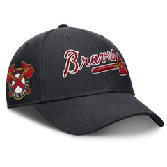 Atlanta Braves Nike Rise Gaberdine Adjustable Hat - Navy - Nike Sale