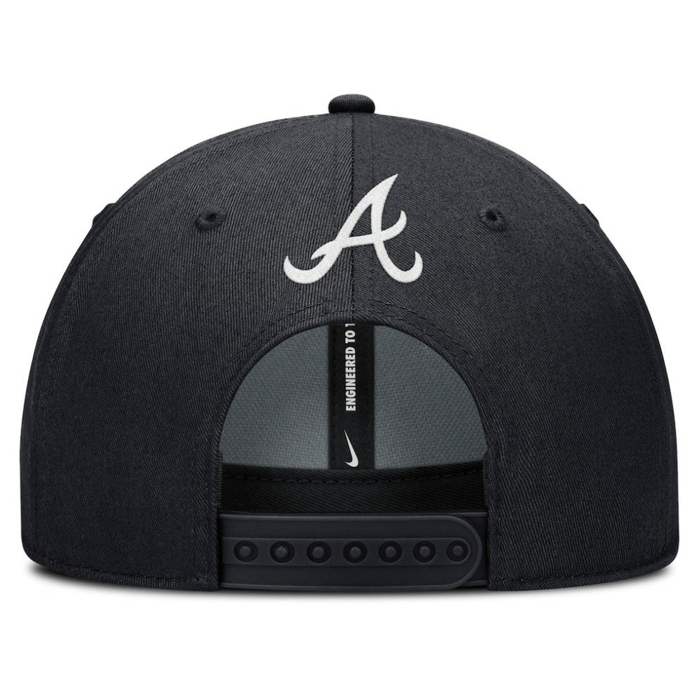 Atlanta Braves Nike Rise Gaberdine Adjustable Hat - Navy - Nike Sale