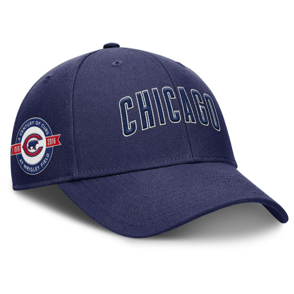 Chicago Cubs Nike Rise Gaberdine Adjustable Hat - Navy - Nike Online