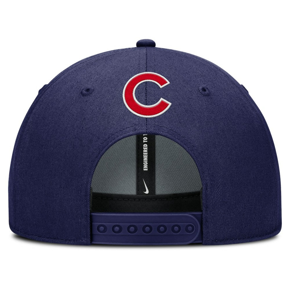 Chicago Cubs Nike Rise Gaberdine Adjustable Hat - Navy - Nike Online