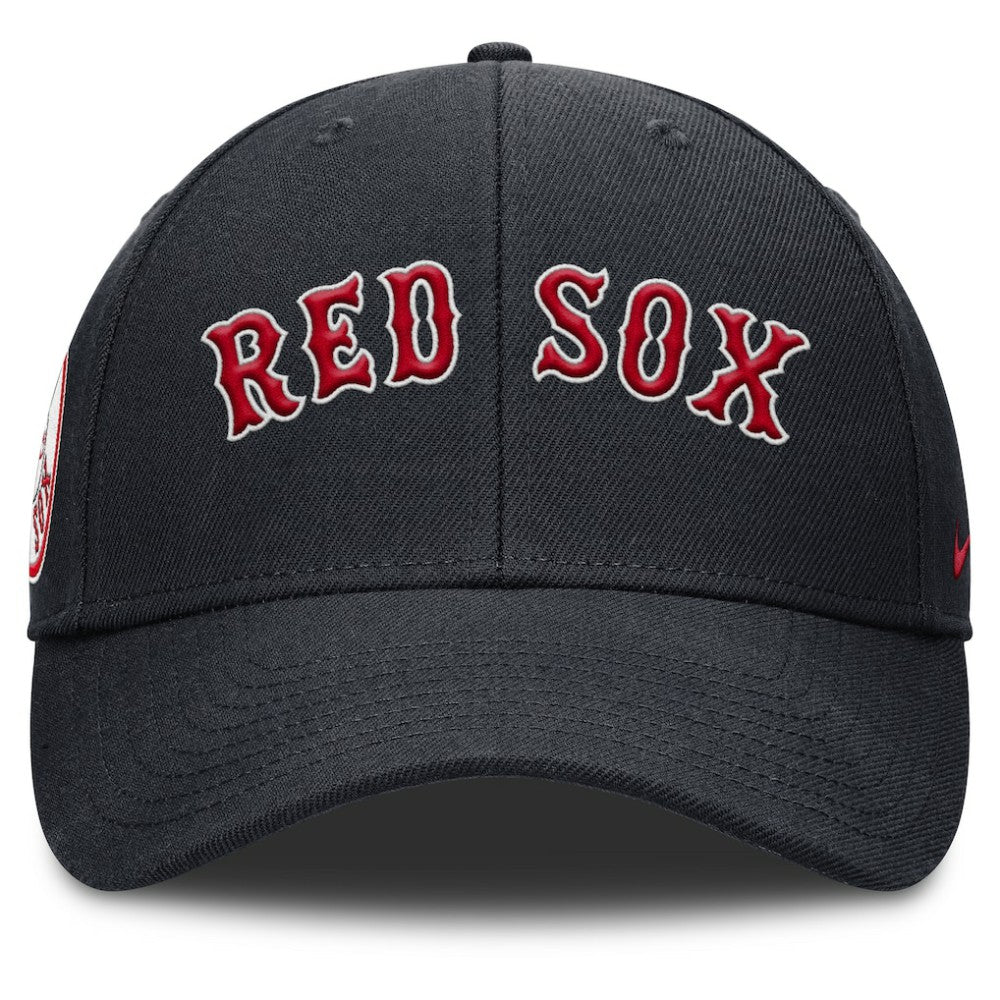 Boston Red Sox Nike Rise Gaberdine Adjustable Hat - Navy - Nike Lifestyle