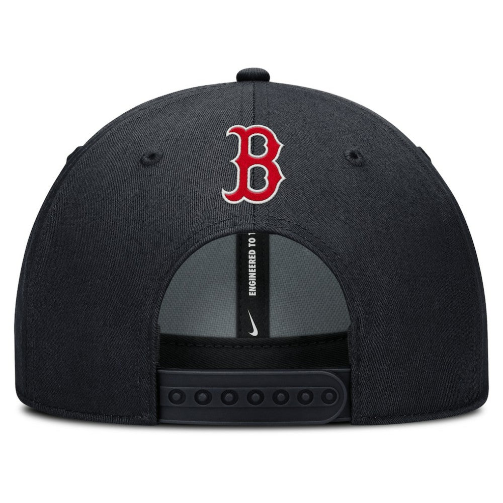 Boston Red Sox Nike Rise Gaberdine Adjustable Hat - Navy - Nike Lifestyle