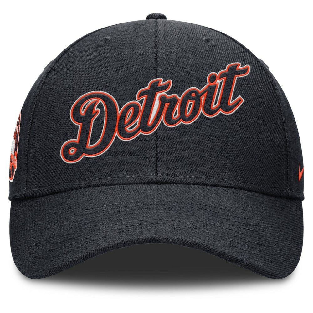 Detroit Tigers Nike Rise Gaberdine Adjustable Hat - Navy - Nike on Sale