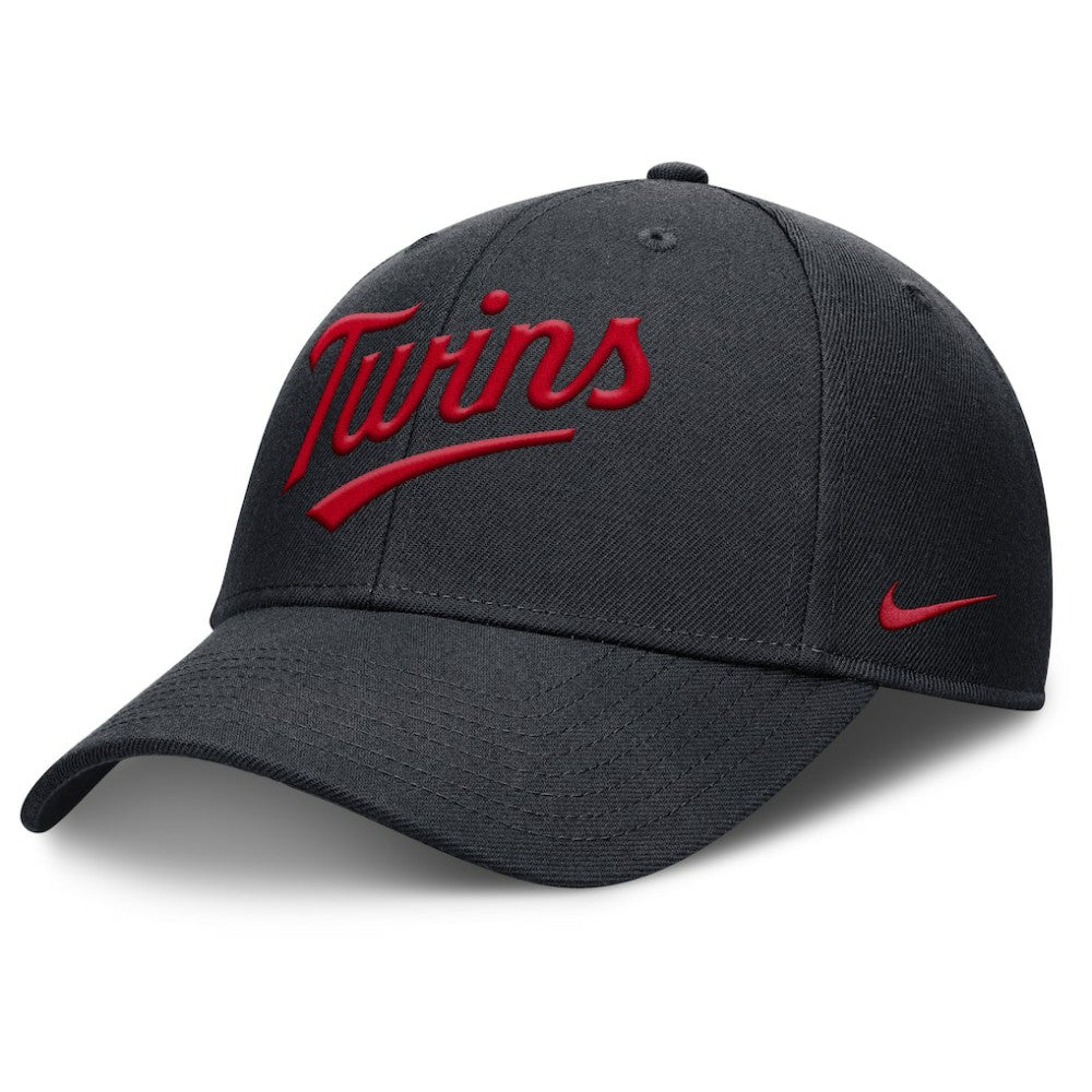 Minnesota Twins Nike Rise Gaberdine Adjustable Hat - Navy - Nike on Sale