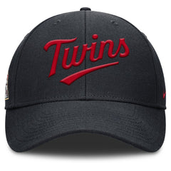 Minnesota Twins Nike Rise Gaberdine Adjustable Hat - Navy - Nike on Sale