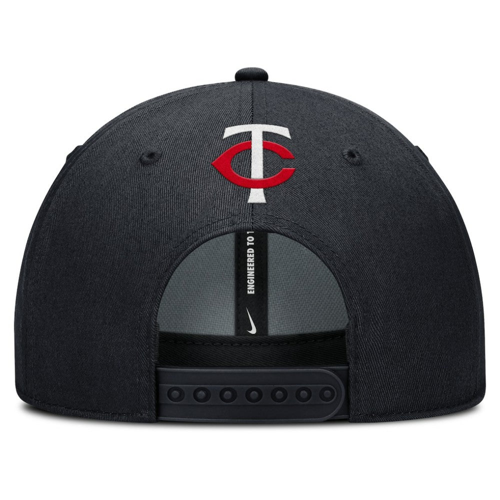 Minnesota Twins Nike Rise Gaberdine Adjustable Hat - Navy - Nike on Sale