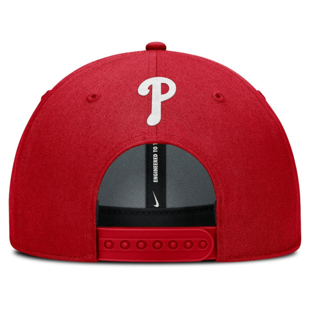 Philadelphia Phillies Nike Rise Gaberdine Adjustable Hat - Red - Nike on Sale