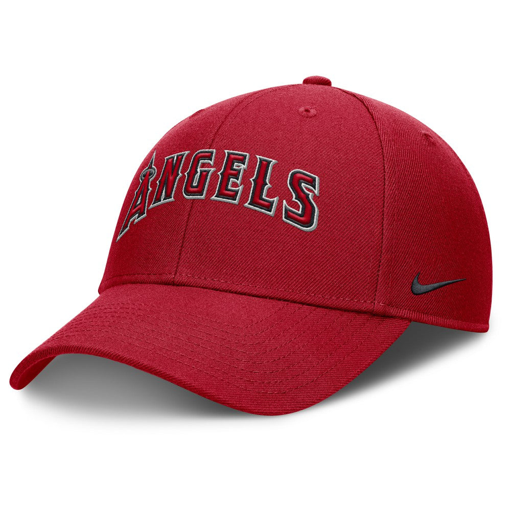 Los Angeles Angels Nike Rise Gaberdine Adjustable Hat - Red - Nike on Sale
