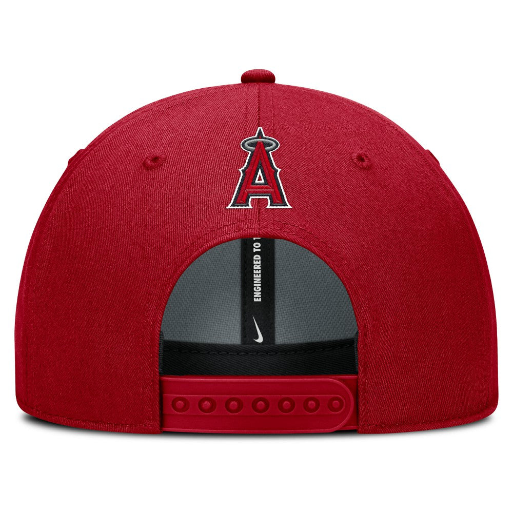 Los Angeles Angels Nike Rise Gaberdine Adjustable Hat - Red - Nike on Sale