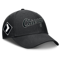 Chicago White Sox Nike Rise Gaberdine Adjustable Hat - Black - Nike on Sale
