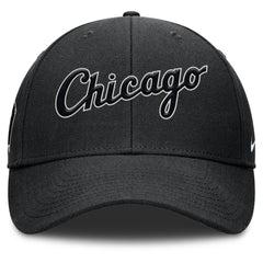 Chicago White Sox Nike Rise Gaberdine Adjustable Hat - Black - Nike on Sale