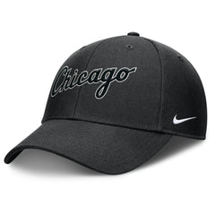 Chicago White Sox Nike Rise Gaberdine Adjustable Hat - Black - Nike on Sale