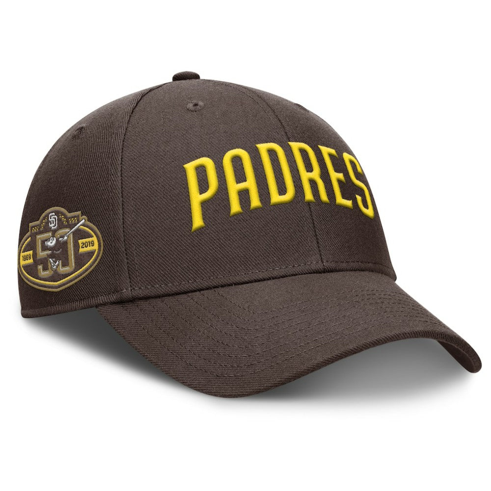 San Diego Padres Nike Rise Gaberdine Adjustable Hat - Brown - Nike Sale