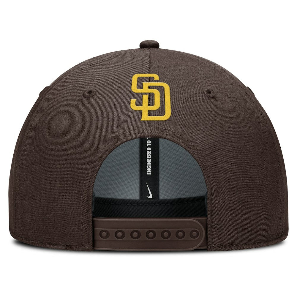 San Diego Padres Nike Rise Gaberdine Adjustable Hat - Brown - Nike Sale