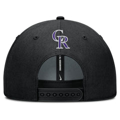 Colorado Rockies Nike Rise Gaberdine Adjustable Hat - Black - Nike on Sale