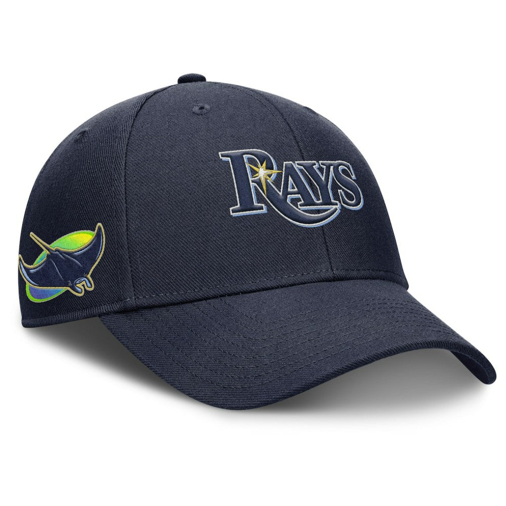 Tampa Bay Rays Nike Rise Gaberdine Adjustable Hat - Navy - Nike Lifestyle