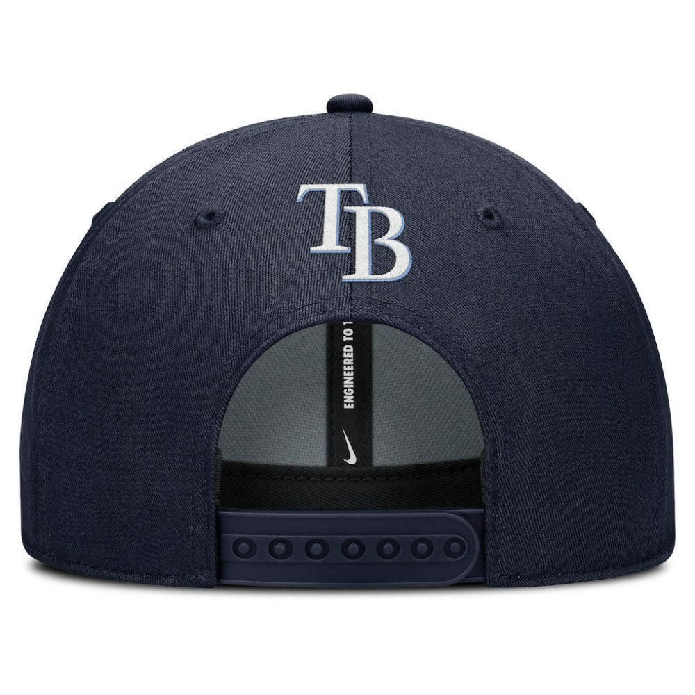 Tampa Bay Rays Nike Rise Gaberdine Adjustable Hat - Navy - Nike Lifestyle