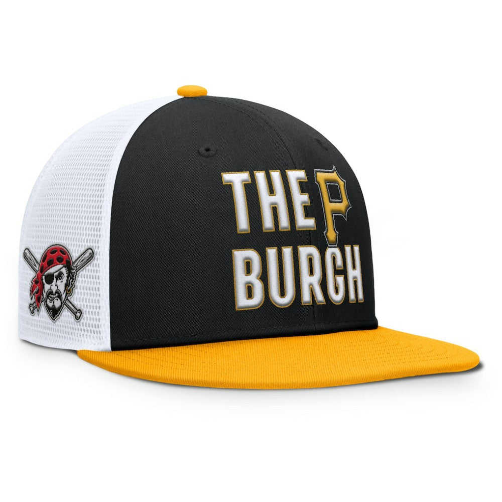 Pittsburgh Pirates Nike Pro Trucker Snapback Hat - Black - Nike Online