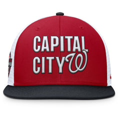 Washington Nationals Nike Pro Trucker Snapback Hat - Red - Nike on Sale