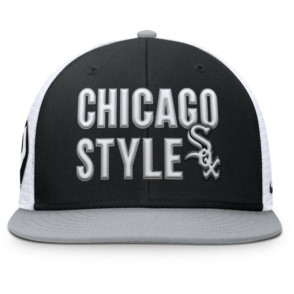 Chicago White Sox Nike Pro Trucker Snapback Hat - Black - Nike on Sale