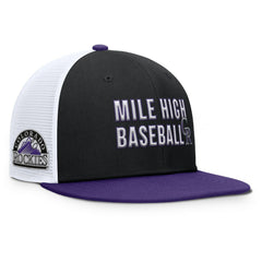 Colorado Rockies Nike Pro Trucker Snapback Hat - Black - Nike Discount