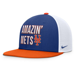 New York Mets Nike Pro Trucker Snapback Hat - Blue - Nike Discount