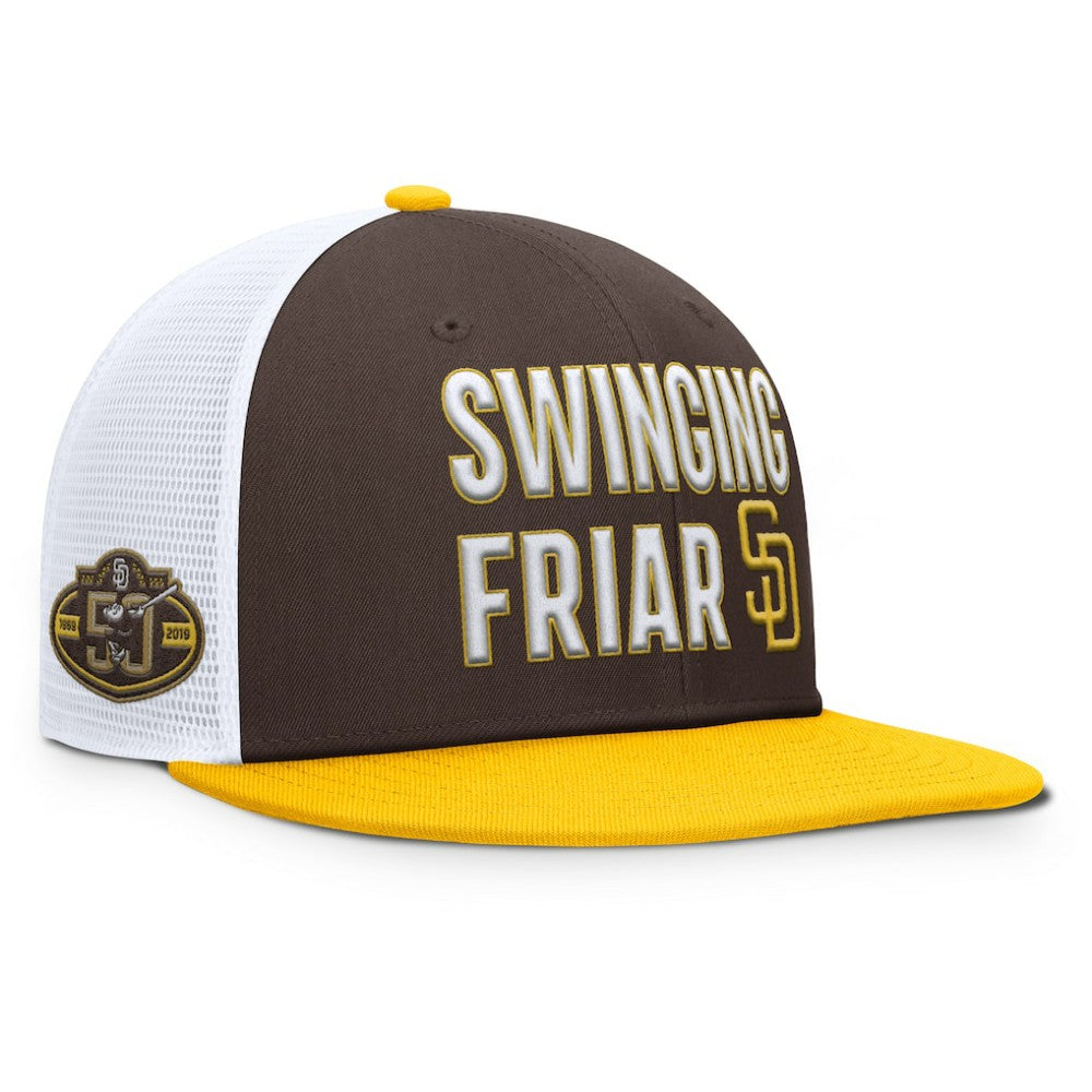 San Diego Padres Nike Pro Trucker Snapback Hat - Brown - Nike Lifestyle