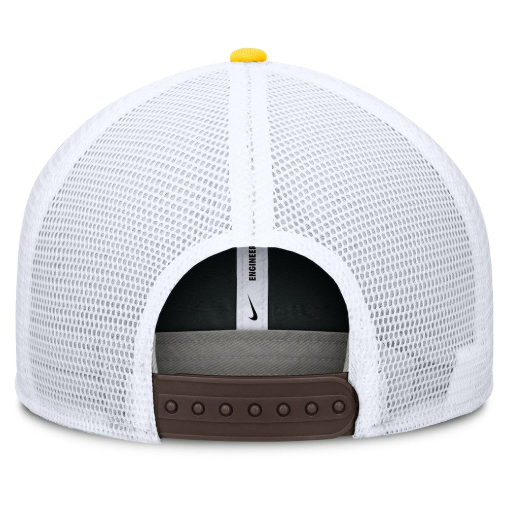 San Diego Padres Nike Pro Trucker Snapback Hat - Brown - Nike Lifestyle
