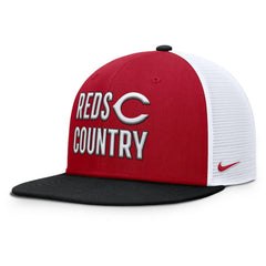 Cincinnati Reds Nike Pro Trucker Snapback Hat - Red - Nike Discount