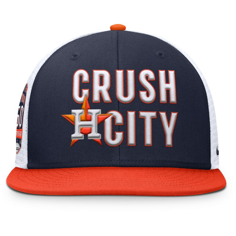 Houston Astros Nike Pro Performance Trucker Snapback Hat - Navy/Orange - Nike Online