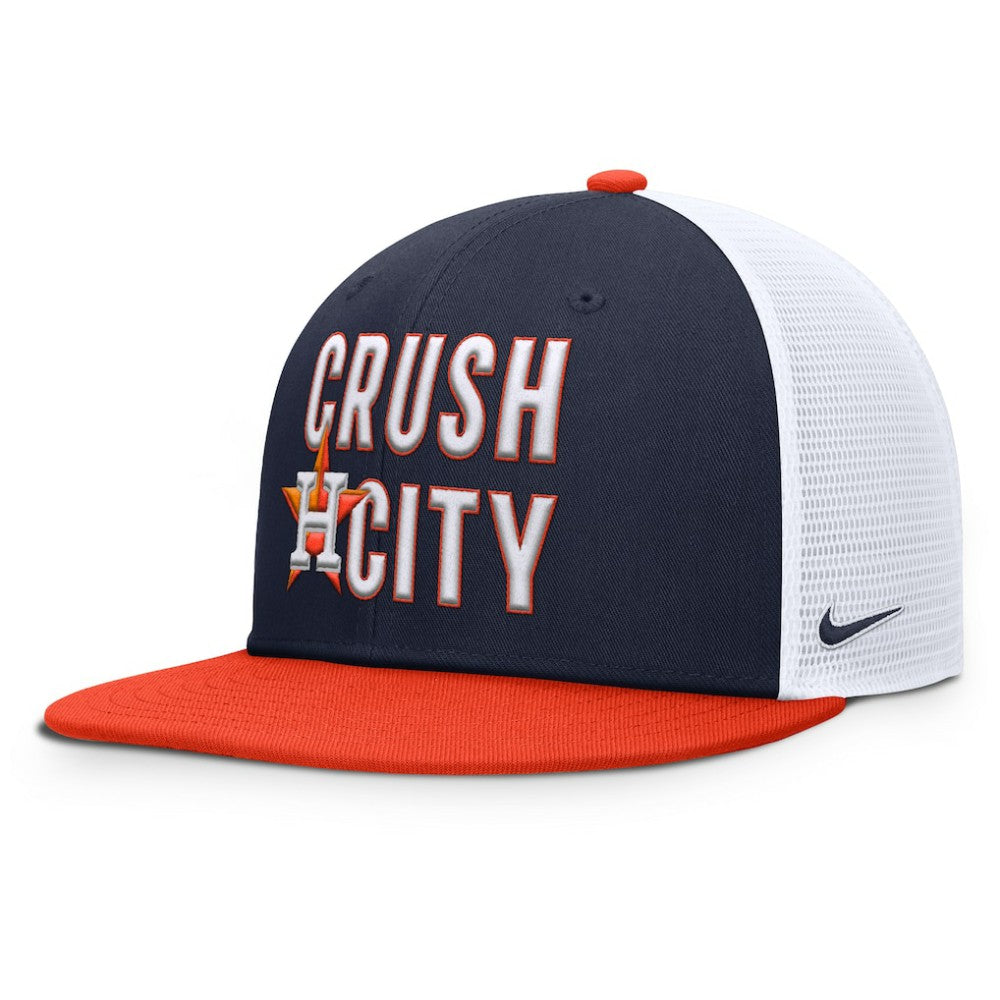 Houston Astros Nike Pro Performance Trucker Snapback Hat - Navy/Orange - Nike Online