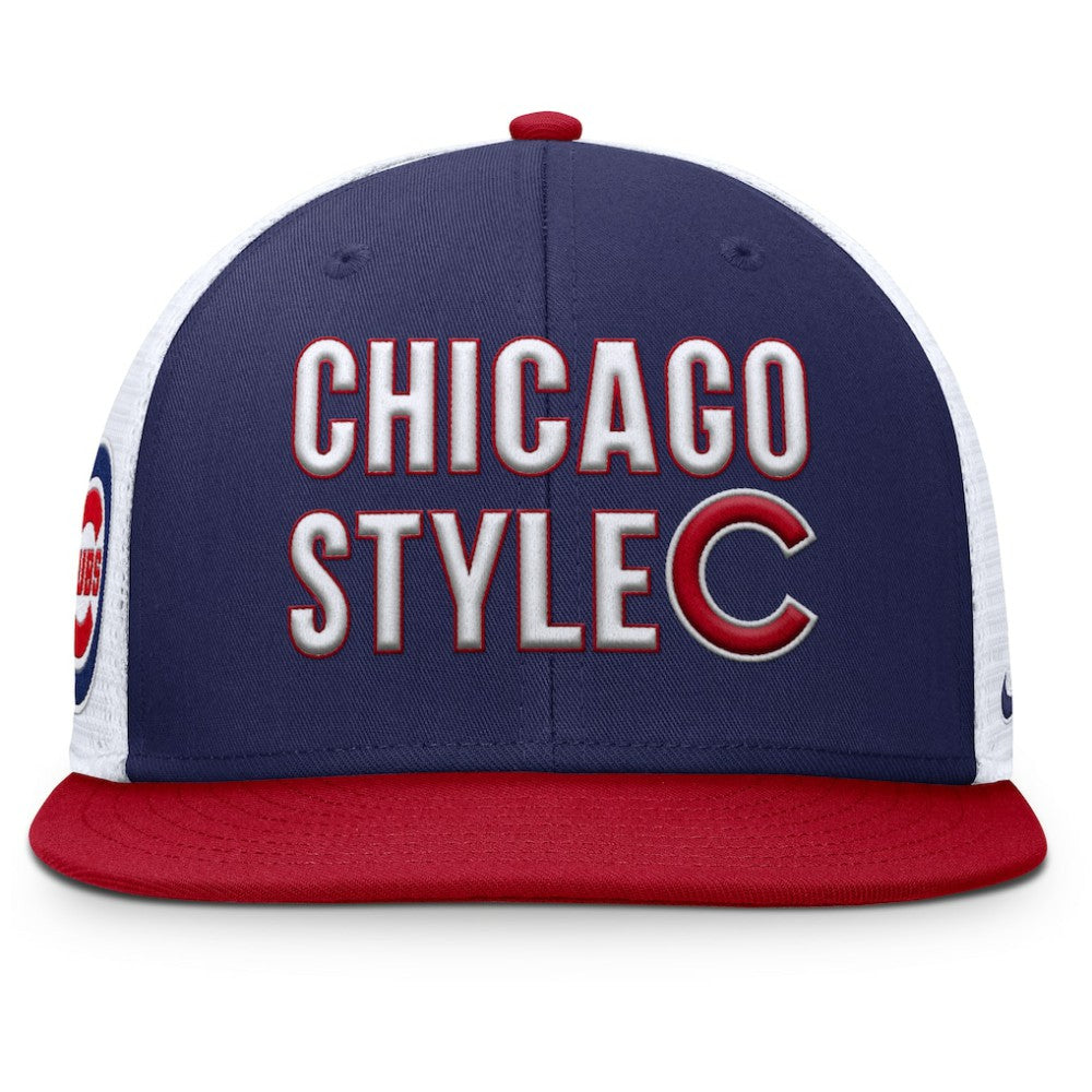 Chicago Cubs Nike Pro Trucker Snapback Hat - Royal - Nike Discount