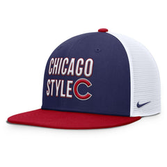 Chicago Cubs Nike Pro Trucker Snapback Hat - Royal - Nike Discount