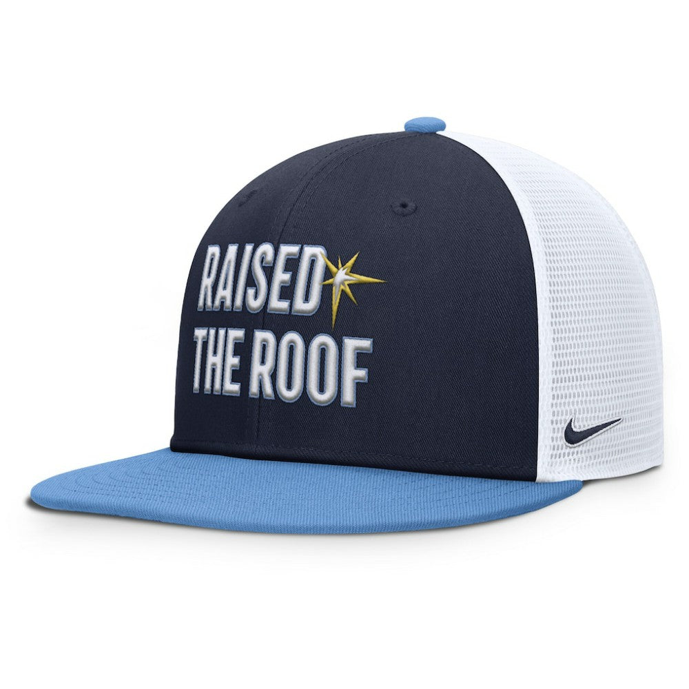 Tampa Bay Rays Nike Pro Performance Trucker Snapback Hat - Navy/Light Blue - Nike Online